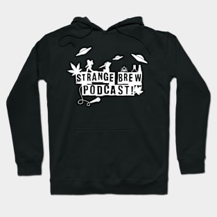 Strange is the name of the game (white) Hoodie